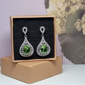 Genuine Sultanite Color Change Earrings in .925 Mexican Sterling Silver